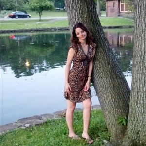 Beautiful cheetah print dress